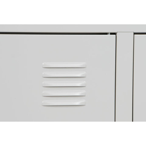 hocami - TV-Möbel Home ESPRIT Weiß Metall 120 x 40 x 58 cm - tv-mobel-home-esprit-weiss-metall-120-x-40-x-58-cm - 