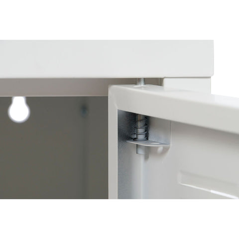 hocami - TV-Möbel Home ESPRIT Weiß Metall 120 x 40 x 58 cm - tv-mobel-home-esprit-weiss-metall-120-x-40-x-58-cm - 