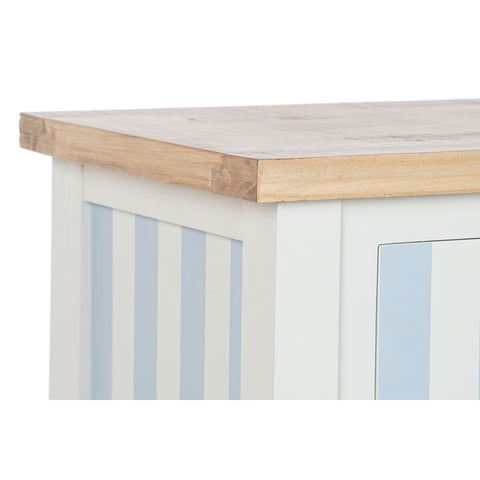 Konsole Home ESPRIT Blau Weiß Paulonia-Holz 103 x 35 x 80 cm-8