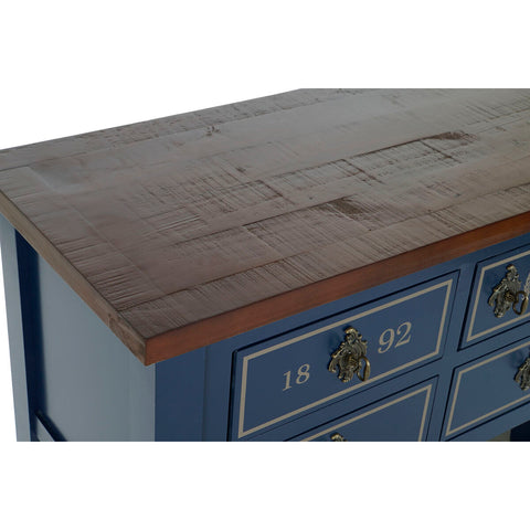 Konsole Home ESPRIT Braun Marineblau Paulonia-Holz 103 x 35 x 80 cm-11