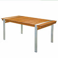 Esstisch Norah 220 x 100 x 74 cm Holz Edelstahl-0