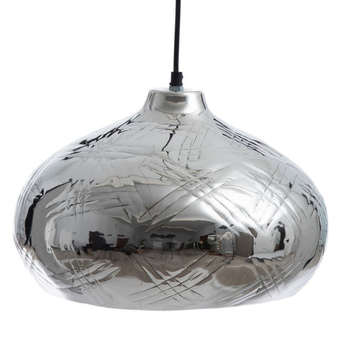 Deckenlampe 34 x 34 x 23 cm Silber Aluminium-0