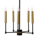 Deckenlampe 40,5 x 43 x 33 cm Schwarz Gold Metall-6