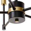 Deckenlampe 40,5 x 43 x 33 cm Schwarz Gold Metall-4