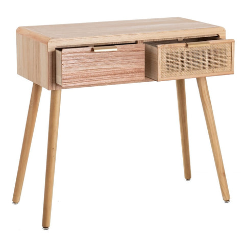 Konsole HONEY natürlich Paulonia-Holz Holz MDF 80 x 40 x 78 cm-6