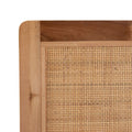 Kopfende des Betts HONEY natürlich Holz Rattan Paulonia-Holz 160 x 3,5 x 120 cm-5