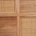 Kopfende des Betts HONEY natürlich Holz Rattan Paulonia-Holz 160 x 3,5 x 120 cm-4