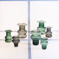 Vase Grau Glas 16,5 x 16,5 x 25 cm-4