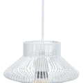 Deckenlampe Metall Weiß 28 x 28 cm-6