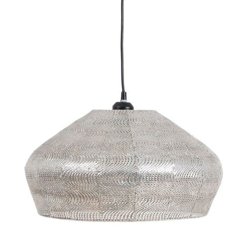 Deckenlampe 42 x 42 x 27,5 cm Metall Silber-0