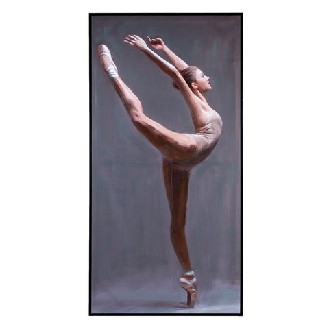 Bild 70 x 3,5 x 140 cm Leinwand Ballerina-0