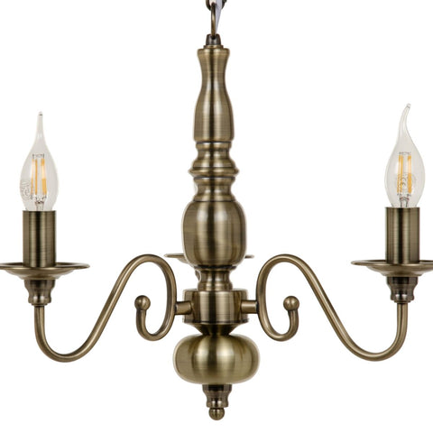 Deckenlampe 38 x 38 x 80,5 cm Gold Metall-4