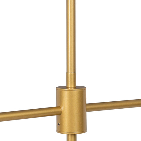 Deckenlampe 80 x 80 x 137,5 cm Gold Metall Moderne-4