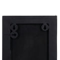 Wandspiegel 20 x 12 x 50 cm Schwarz Gold Metall-1