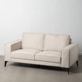 Sofa Schwarz Creme Nylon Polyester 175 x 86 x 81 cm-8