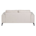 Sofa Schwarz Creme Nylon Polyester 175 x 86 x 81 cm-6