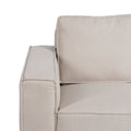 Sofa Schwarz Creme Nylon Polyester 175 x 86 x 81 cm-4