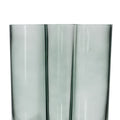 Vase Blau Kristall 15 x 9 x 20,5 cm-3