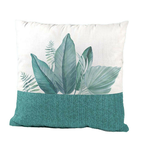 Kissen Blue jungle Pflanzenblatt 45 x 10 x 45 cm-0