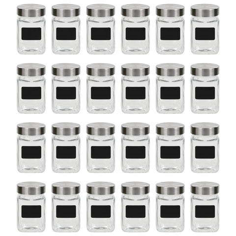 hocami - Vorratsgläser mit Aufkleber 24 Stk. 300 ml - vorratsglaser-mit-aufkleber-24-stk-300-ml-1 - 