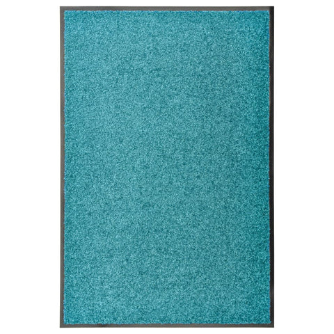 hocami - Fußmatte Waschbar Cyan 60x90 cm - fussmatte-waschbar-cyan-60x90-cm-1 - 