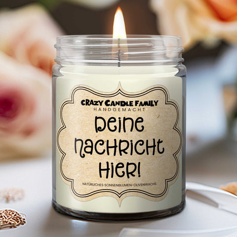 Personalisierte Geschenk Kerze mit Duft, individuelle Nachricht für Frauen zum Muttertag, Geschenke für Mama handgemacht-1