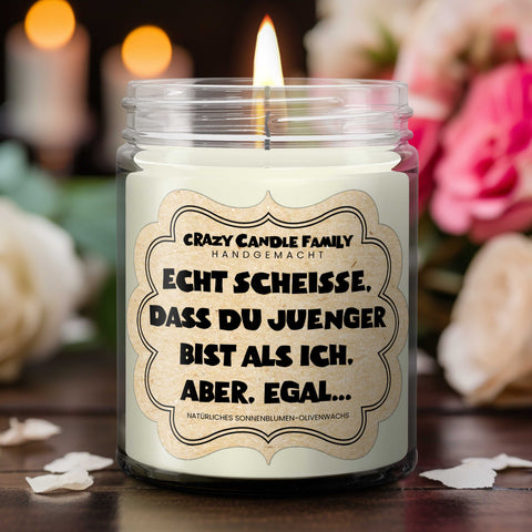 Echt Scheiße, dass du jünger bist als ich, aber egal.. Geburtstagsgeschenke für Frauen Geburtstag für beste Freundin Geburtstag Schwester-1