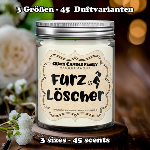 Furz Löscher - lustige Geschenk Kerze für sie Geschenke für Freunde handgemacht verschenken für Frauen Duftkerze zum Geburtstag-0