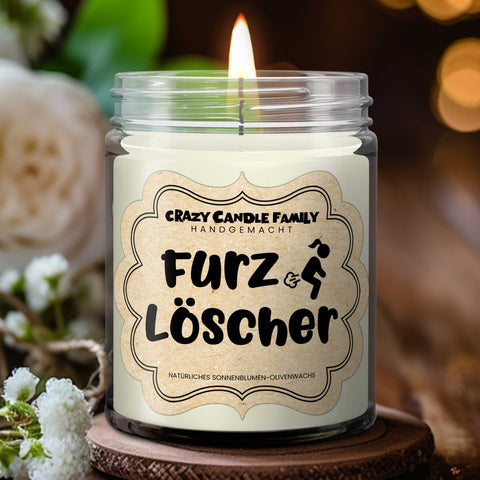 Furz Löscher - lustige Geschenk Kerze für sie Geschenke für Freunde handgemacht verschenken für Frauen Duftkerze zum Geburtstag-1