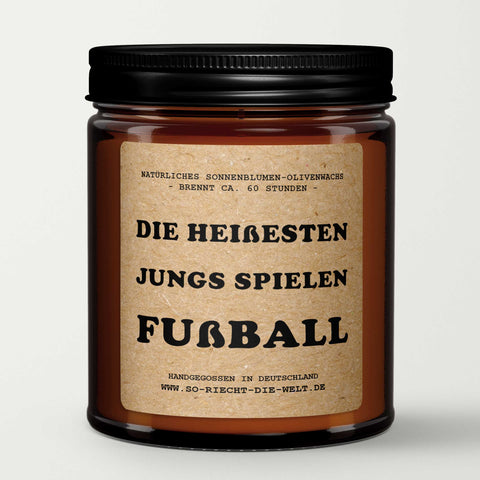 Die heißesten Jungs spielen Fußball - Duftkerze, Kerze, Valentinstags Geschenk für sie, Geschenk für Ehemann, Geburtstagsgeschenk für Mann, Jubiläumsgeschenk für ihn, Ehemann Geschenk, Geschenk für Männer-2