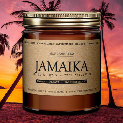 Jamaika Duftkerze - Mango | Papaya | Passionsfrucht-0