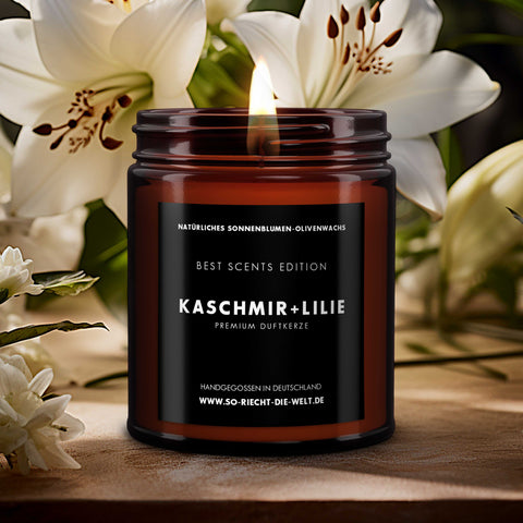 Kaschmir & Lilie Kerze - Best Scents Edition-1