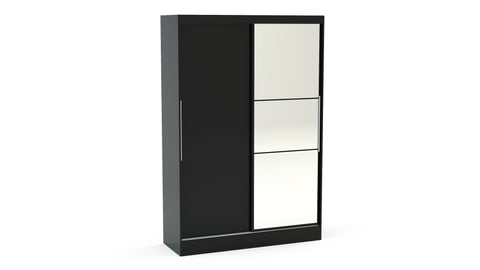 Lynx 2 Door Sliding Wardrobe With Mirror-4