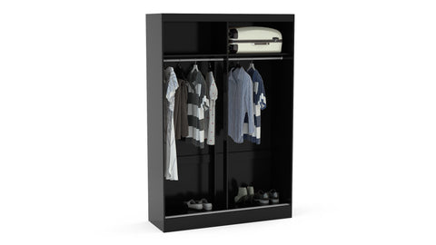 Lynx 2 Door Sliding Wardrobe With Mirror-5