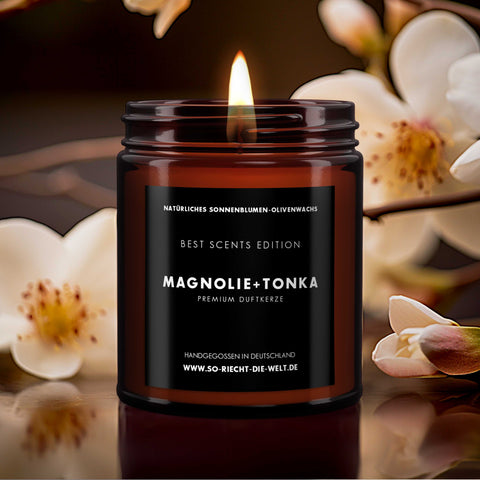 Magnolie & Tonka Kerze - Best Scents Edition-1