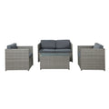 Gardeon Outdoor Furniture Sofa Set 4-Seater Wicker Lounge Setting Table Chairs-2