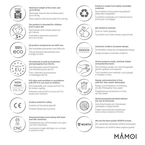 hocami - MAMOI® Klettergerüst indoor, Kletterdreieck aus holz, Baby kinder klettern, Kletterturm, Kletterbogen, Regenbogenwippe, Montessori spielzeug ab 1 jahr 2/3 jahre - mamoi-klettergerust-indoor-kletterdreieck-aus-holz-baby-kinder-klettern-kletterturm-kletterbogen-regenbogenwippe-montessori-spielzeug-ab-1-jahr-2-3-jahre-6 - 