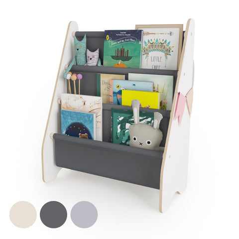 MAMOI® Bücherregal für kinder, Bücherkiste für kinderzimmer, Book shelf, Buchregal, Wandregal kinderregal, Kinderbücherregal, Bücherbank aus Yarnwood, Kindermöbel für kleines kind montessori-0