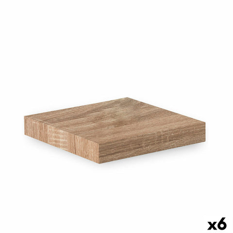 Regale Confortime natürlich Holz MDF 23,5 x 23,5 x 3,8 cm (6 Stück)-0