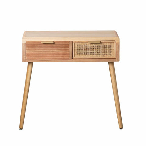 Konsole HONEY natürlich Paulonia-Holz Holz MDF 80 x 40 x 78 cm-0