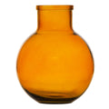 Vase Bernstein Recyceltes Glas 24 x 24 x 31 cm-0