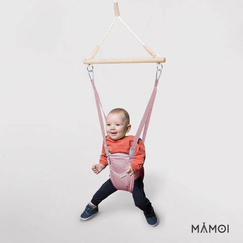 MAMOI® Türhopser baby ab 6 monate, Hopser baby jumper bouncer, Babyschaukel für türrahmen, Schaukel indoor, Türschaukel, Hüpfer, Kinderschaukel, Tür hopper, Babyhopser Swing-4