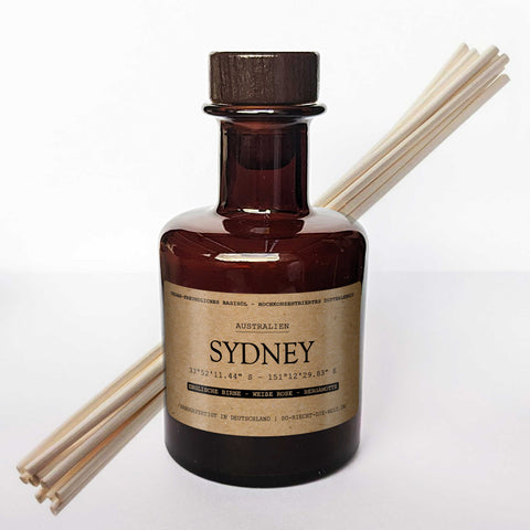 Sydney Raumduft Diffuser - Englische Birne | Weiße Rose | Bergamotte-0