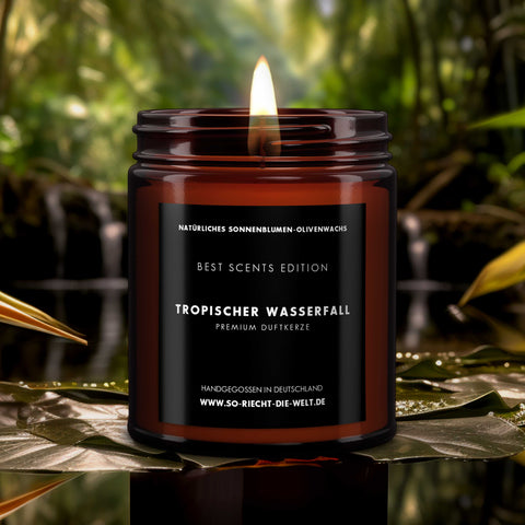 Tropischer Wasserfall Kerze - Best Scents Edition-1