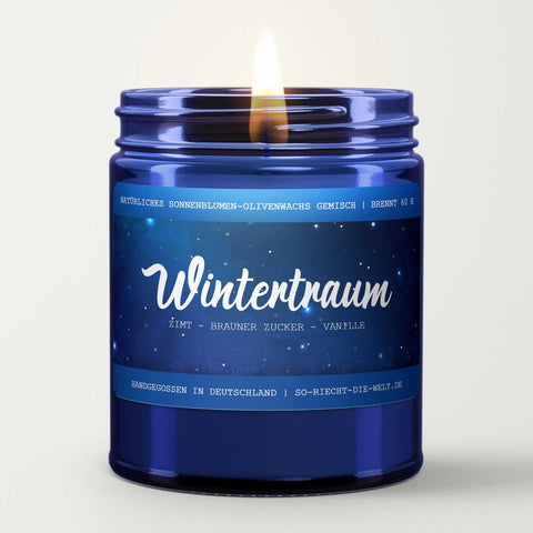 Wintertraum Kerze - Zimt | Brauner Zucker | Vanille-1