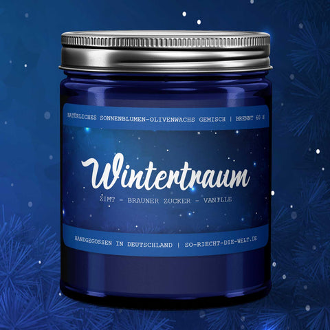 Wintertraum Kerze - Zimt | Brauner Zucker | Vanille-0