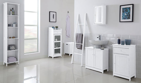 Alaska Wall Cabinet With Mirror White-1