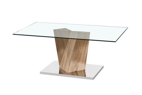 Alpha Coffee Table Oak Effect Base-0