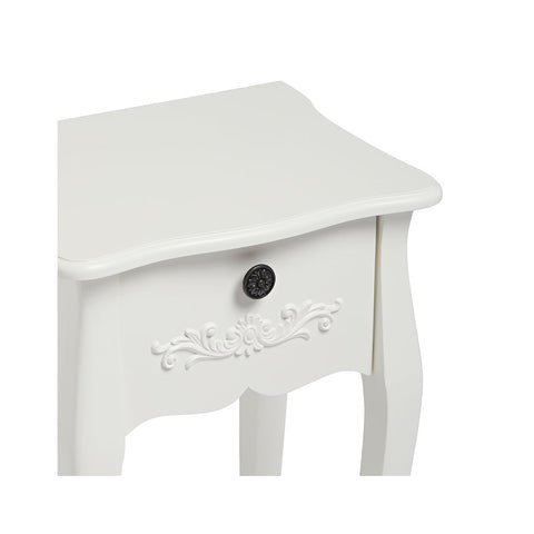 Antoinette 1 Drawer Night Stand White-0