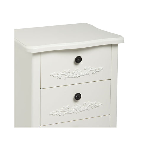 Antoinette 3 Drawer Chest White-1